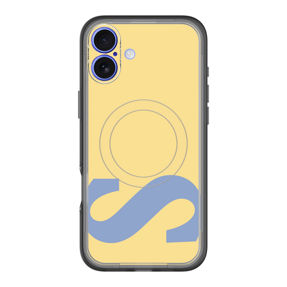 スリムプロテクションプレミアムケース with MagSafe［ オリジナル - initial color - S yellow ］
