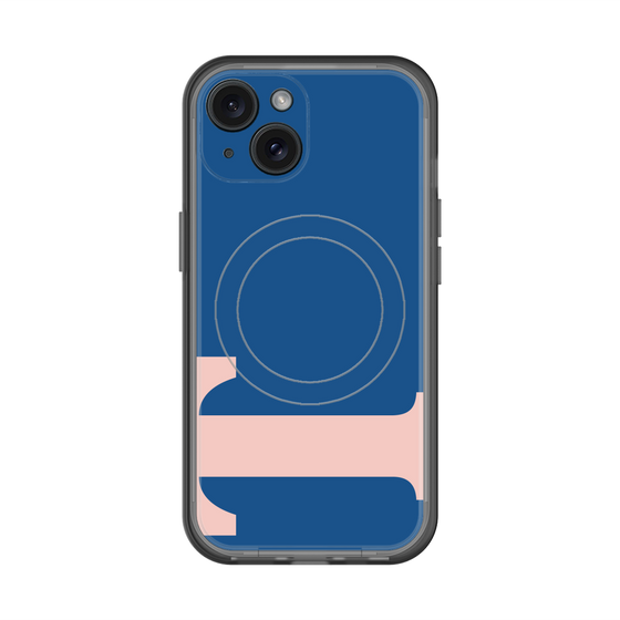 スリムプロテクションプレミアムケース with MagSafe［ オリジナル - initial color - T navy ］