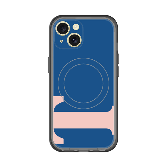 スリムプロテクションプレミアムケース with MagSafe［ オリジナル - initial color - T navy ］