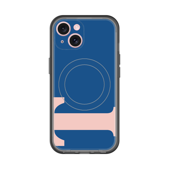 スリムプロテクションプレミアムケース with MagSafe［ オリジナル - initial color - T navy ］