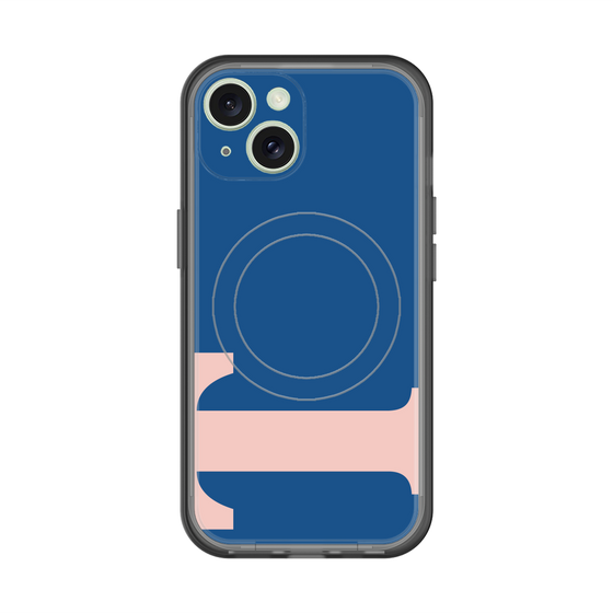 スリムプロテクションプレミアムケース with MagSafe［ オリジナル - initial color - T navy ］