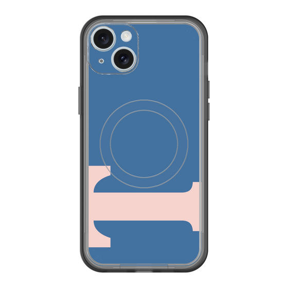 スリムプロテクションプレミアムケース with MagSafe［ オリジナル - initial color - T navy ］