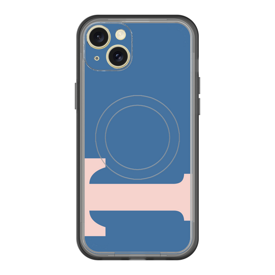 スリムプロテクションプレミアムケース with MagSafe［ オリジナル - initial color - T navy ］
