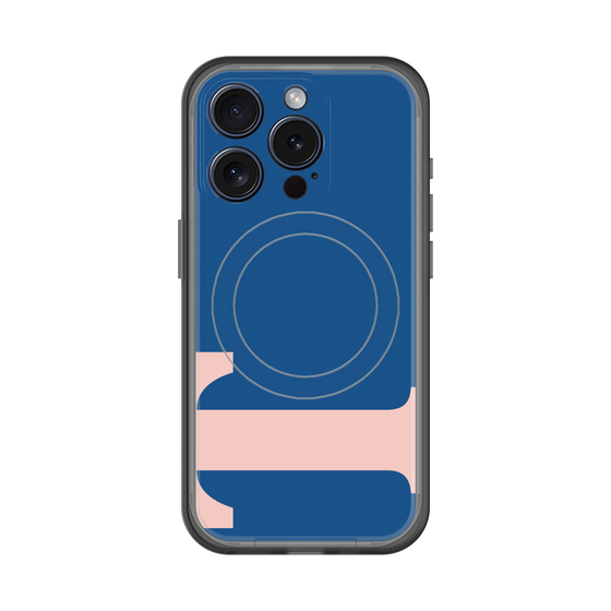 スリムプロテクションプレミアムケース with MagSafe［ オリジナル - initial color - T navy ］
