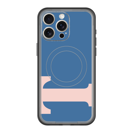 スリムプロテクションプレミアムケース with MagSafe［ オリジナル - initial color - T navy ］
