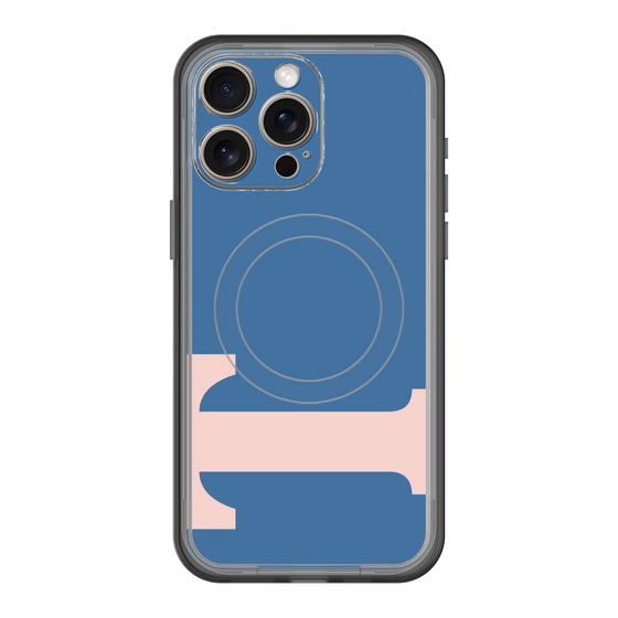 スリムプロテクションプレミアムケース with MagSafe［ オリジナル - initial color - T navy ］