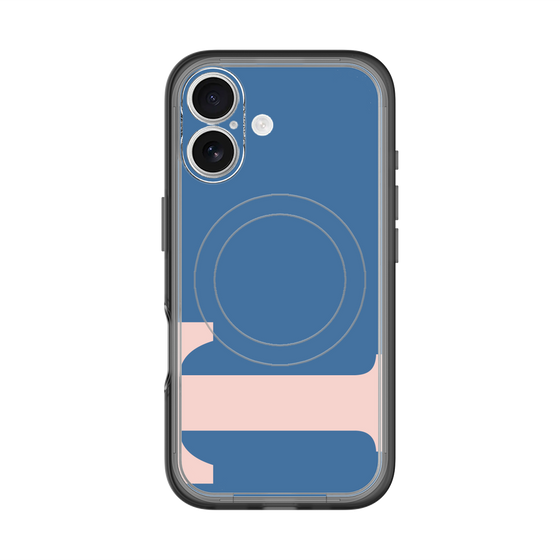 スリムプロテクションプレミアムケース with MagSafe［ オリジナル - initial color - T navy ］