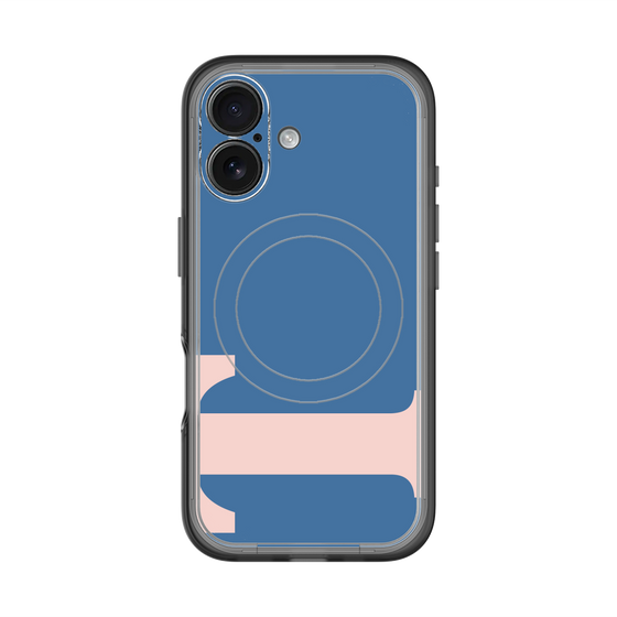 スリムプロテクションプレミアムケース with MagSafe［ オリジナル - initial color - T navy ］