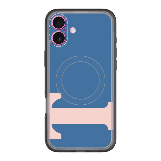 スリムプロテクションプレミアムケース with MagSafe［ オリジナル - initial color - T navy ］
