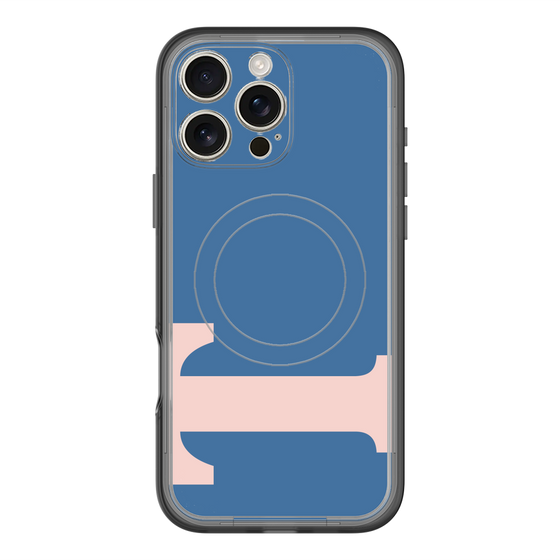 スリムプロテクションプレミアムケース with MagSafe［ オリジナル - initial color - T navy ］