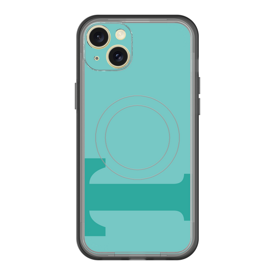 スリムプロテクションプレミアムケース with MagSafe［ オリジナル - initial color - T light green ］