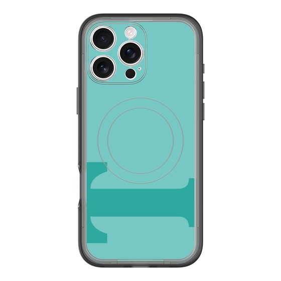 スリムプロテクションプレミアムケース with MagSafe［ オリジナル - initial color - T light green ］