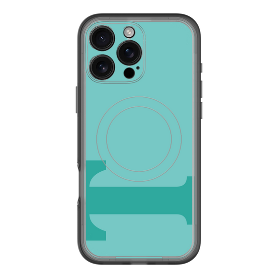 スリムプロテクションプレミアムケース with MagSafe［ オリジナル - initial color - T light green ］