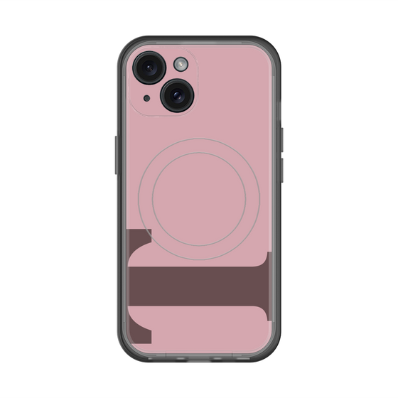 スリムプロテクションプレミアムケース with MagSafe［ オリジナル - initial color - T dusty pink ］