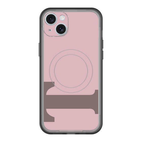 スリムプロテクションプレミアムケース with MagSafe［ オリジナル - initial color - T dusty pink ］