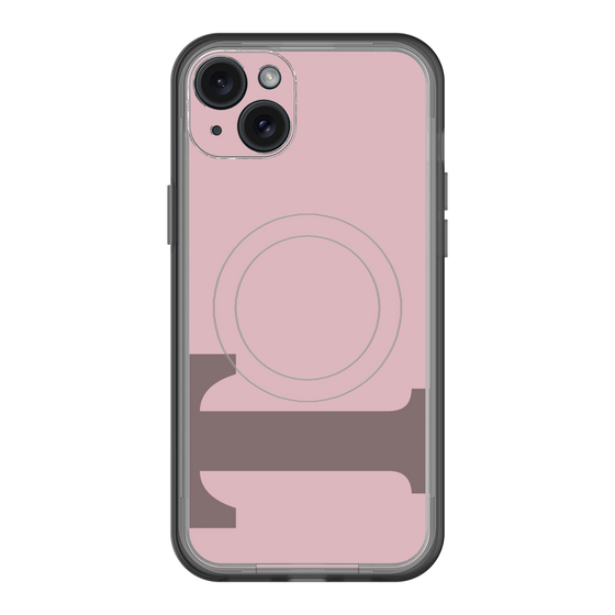 スリムプロテクションプレミアムケース with MagSafe［ オリジナル - initial color - T dusty pink ］