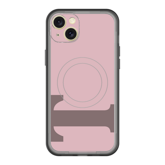 スリムプロテクションプレミアムケース with MagSafe［ オリジナル - initial color - T dusty pink ］