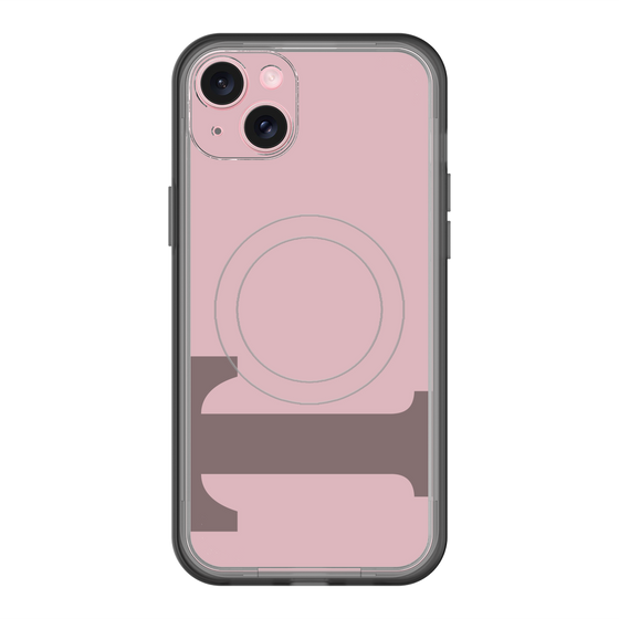 スリムプロテクションプレミアムケース with MagSafe［ オリジナル - initial color - T dusty pink ］