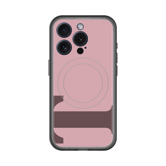スリムプロテクションプレミアムケース with MagSafe［ オリジナル - initial color - T dusty pink ］