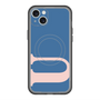 スリムプロテクションプレミアムケース with MagSafe［ オリジナル - initial color - U navy ］