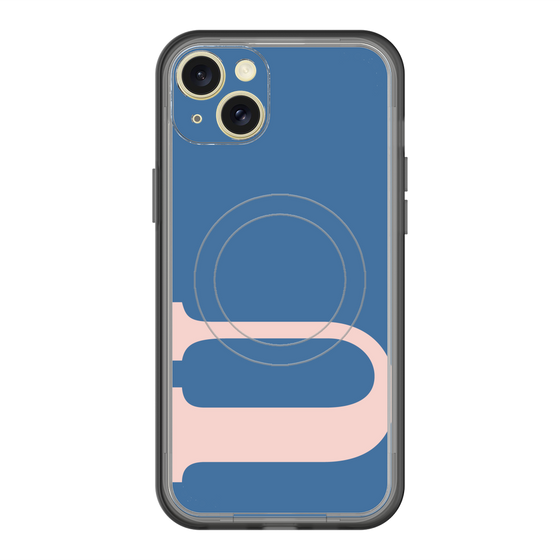 スリムプロテクションプレミアムケース with MagSafe［ オリジナル - initial color - U navy ］