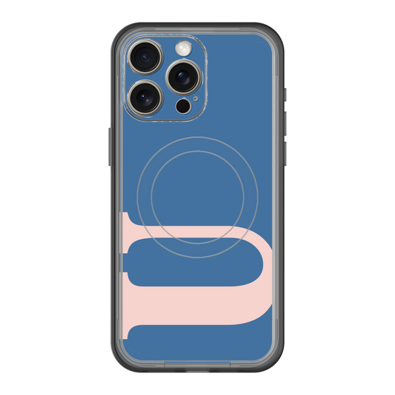 スリムプロテクションプレミアムケース with MagSafe［ オリジナル - initial color - U navy ］