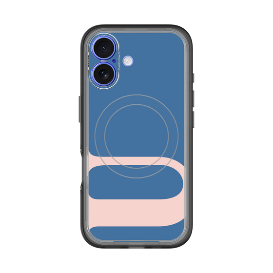スリムプロテクションプレミアムケース with MagSafe［ オリジナル - initial color - U navy ］