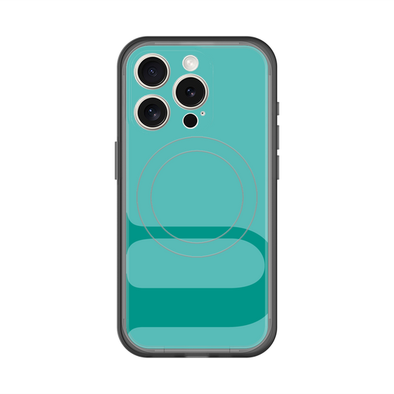 スリムプロテクションプレミアムケース with MagSafe［ オリジナル - initial color - U light green ］