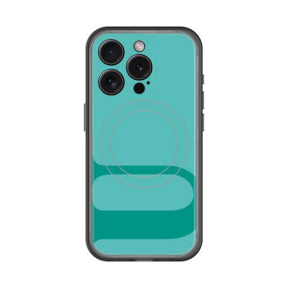 スリムプロテクションプレミアムケース with MagSafe［ オリジナル - initial color - U light green ］