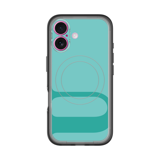 スリムプロテクションプレミアムケース with MagSafe［ オリジナル - initial color - U light green ］