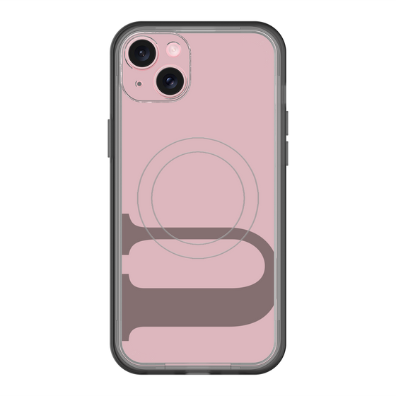 スリムプロテクションプレミアムケース with MagSafe［ オリジナル - initial color - U dusty pink ］