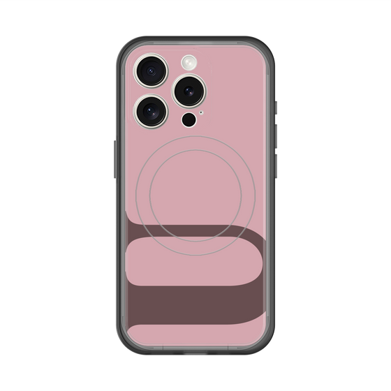スリムプロテクションプレミアムケース with MagSafe［ オリジナル - initial color - U dusty pink ］