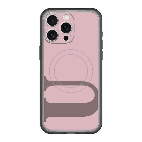 スリムプロテクションプレミアムケース with MagSafe［ オリジナル - initial color - U dusty pink ］