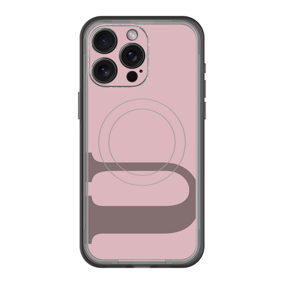 スリムプロテクションプレミアムケース with MagSafe［ オリジナル - initial color - U dusty pink ］