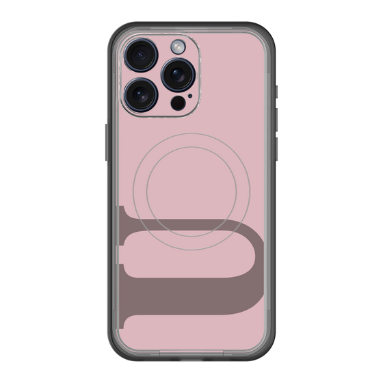 スリムプロテクションプレミアムケース with MagSafe［ オリジナル - initial color - U dusty pink ］