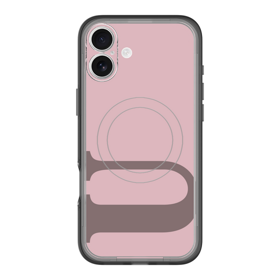 スリムプロテクションプレミアムケース with MagSafe［ オリジナル - initial color - U dusty pink ］