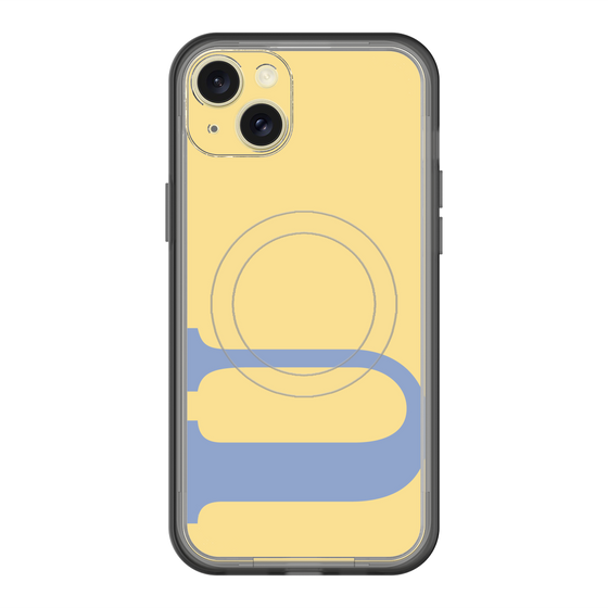 スリムプロテクションプレミアムケース with MagSafe［ オリジナル - initial color - U yellow ］