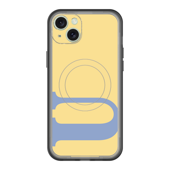 スリムプロテクションプレミアムケース with MagSafe［ オリジナル - initial color - U yellow ］