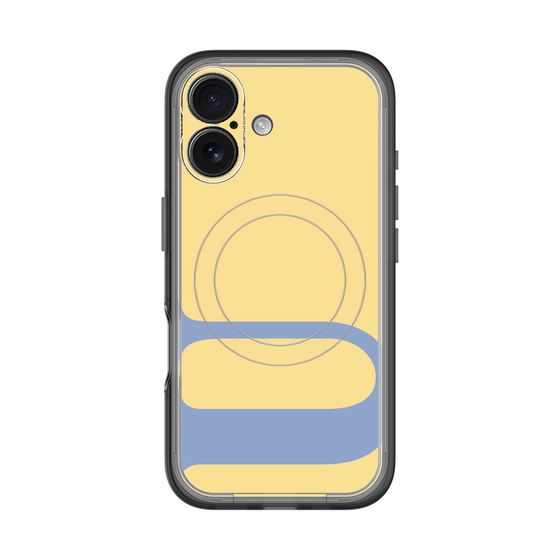 スリムプロテクションプレミアムケース with MagSafe［ オリジナル - initial color - U yellow ］