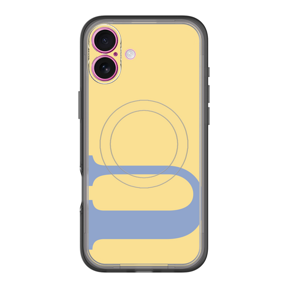 スリムプロテクションプレミアムケース with MagSafe［ オリジナル - initial color - U yellow ］