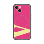 スリムプロテクションプレミアムケース with MagSafe［ オリジナル - initial color - V pink ］