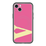 スリムプロテクションプレミアムケース with MagSafe［ オリジナル - initial color - V pink ］