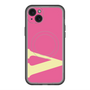 スリムプロテクションプレミアムケース with MagSafe［ オリジナル - initial color - V pink ］