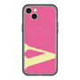 スリムプロテクションプレミアムケース with MagSafe［ オリジナル - initial color - V pink ］