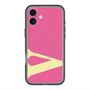 スリムプロテクションプレミアムケース with MagSafe［ オリジナル - initial color - V pink ］