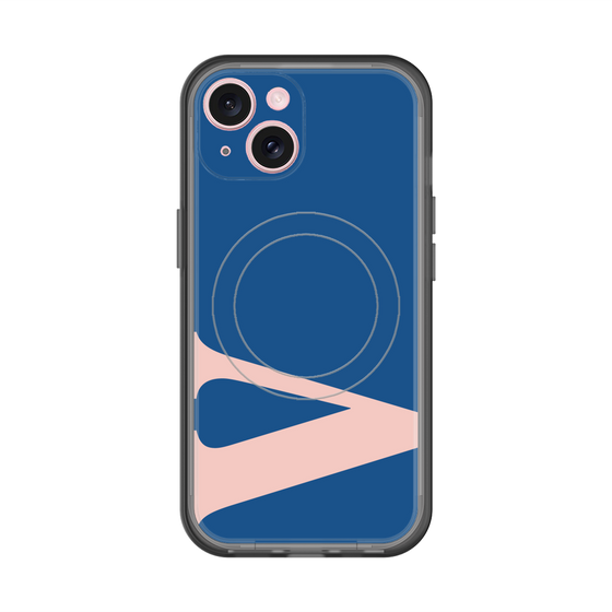スリムプロテクションプレミアムケース with MagSafe［ オリジナル - initial color - V navy ］