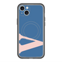 スリムプロテクションプレミアムケース with MagSafe［ オリジナル - initial color - V navy ］