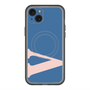 スリムプロテクションプレミアムケース with MagSafe［ オリジナル - initial color - V navy ］