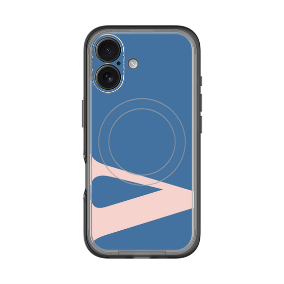 スリムプロテクションプレミアムケース with MagSafe［ オリジナル - initial color - V navy ］