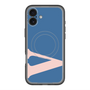 スリムプロテクションプレミアムケース with MagSafe［ オリジナル - initial color - V navy ］